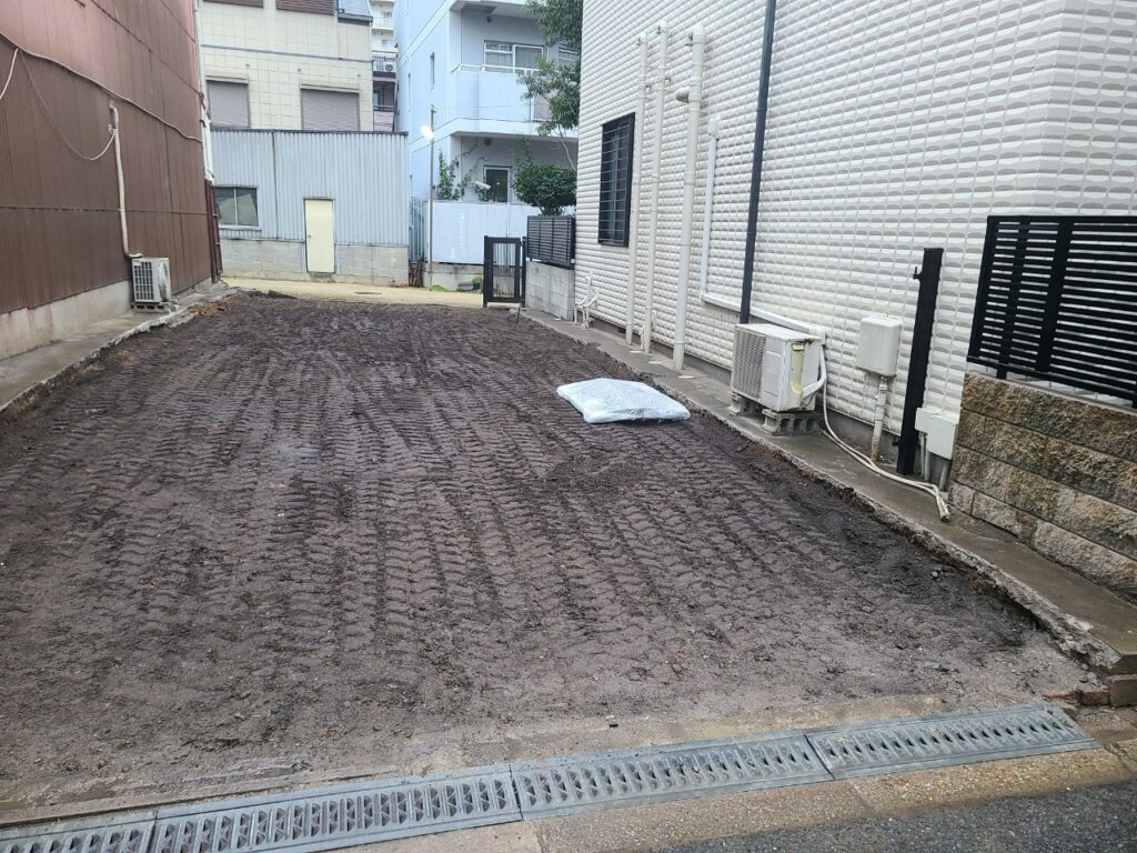 平屋解体工事施工完了