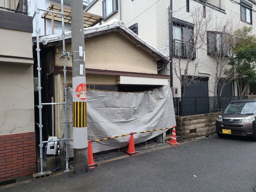 平屋解体工事施工前